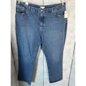 Good American Good Boy Vintage curvy jean flat tummy tech & gan proof Waistband